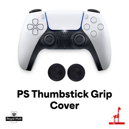 Rubber thumb stick grips - 2x,