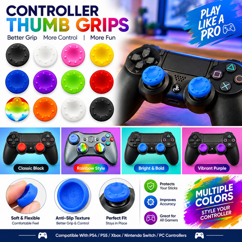 Pcs controller thumb grips - ,