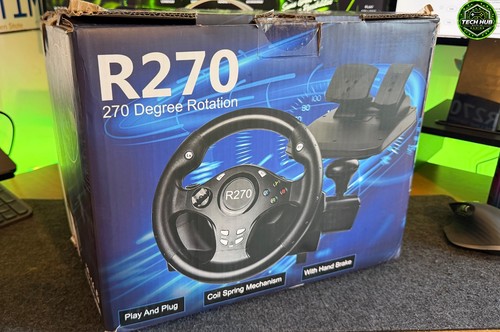 R270 racing wheel pedals - wheel, gear