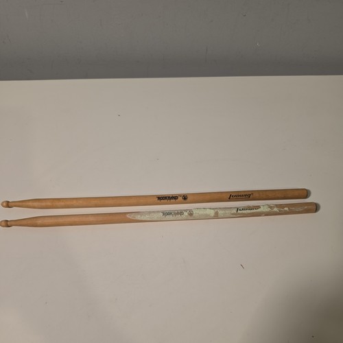 Pair rockband drum sticks - rockband,